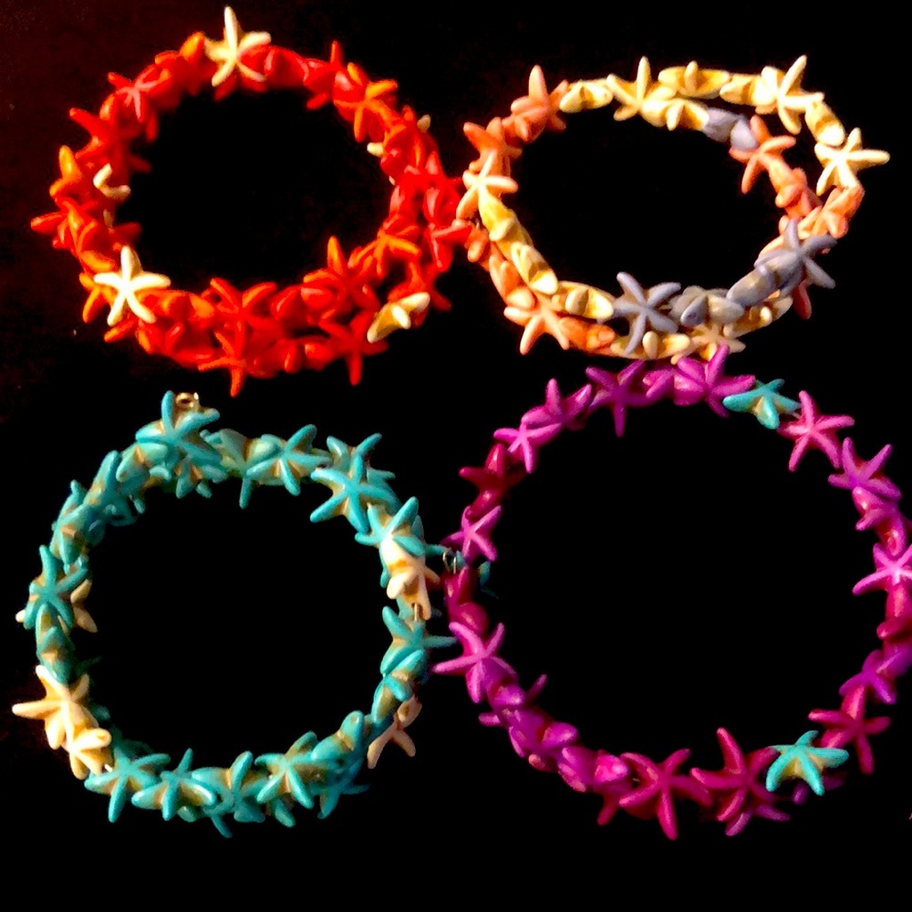 Beachwear- Starfish Memory Bracelets